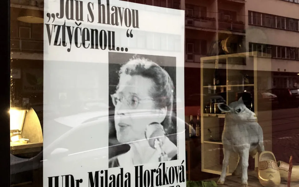 Praha 7 si připomíná výročí úmrtí Milady Horákové.