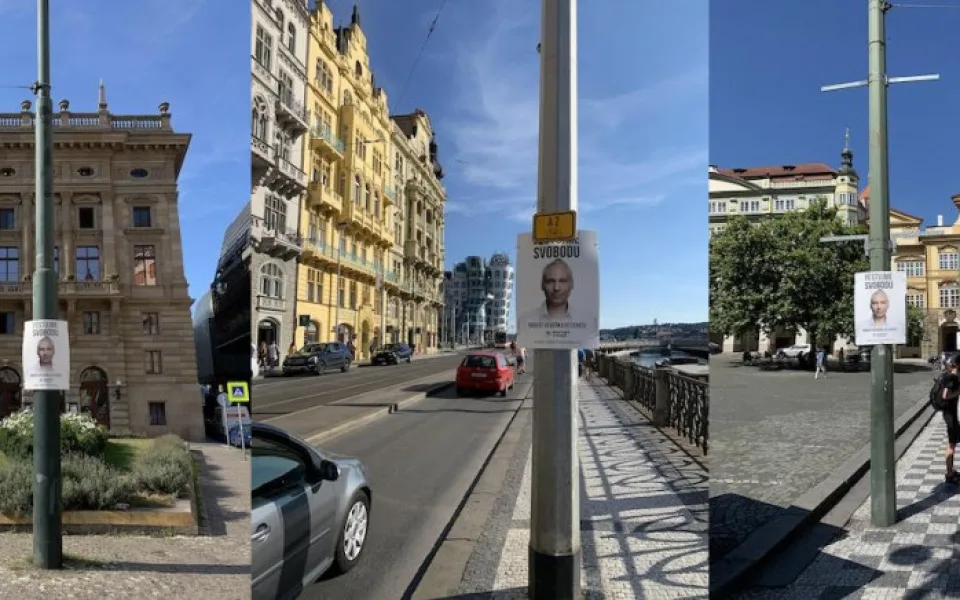 Reklama pirátského kandidáta zmizela z ulic Prahy. Cítíme se poškozeni nejen finančně, komentuje situaci strana.