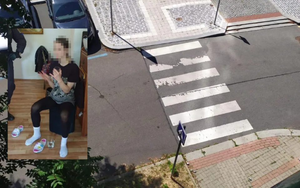 FOTO: Zfetovaná těhotná žena v Praze házela z balkónu dlažební kostky na lidi na chodníku