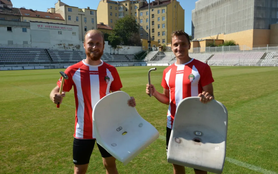 Viktorka Žižkov mobilizuje fanoušky na pomoc s demontáží sedaček