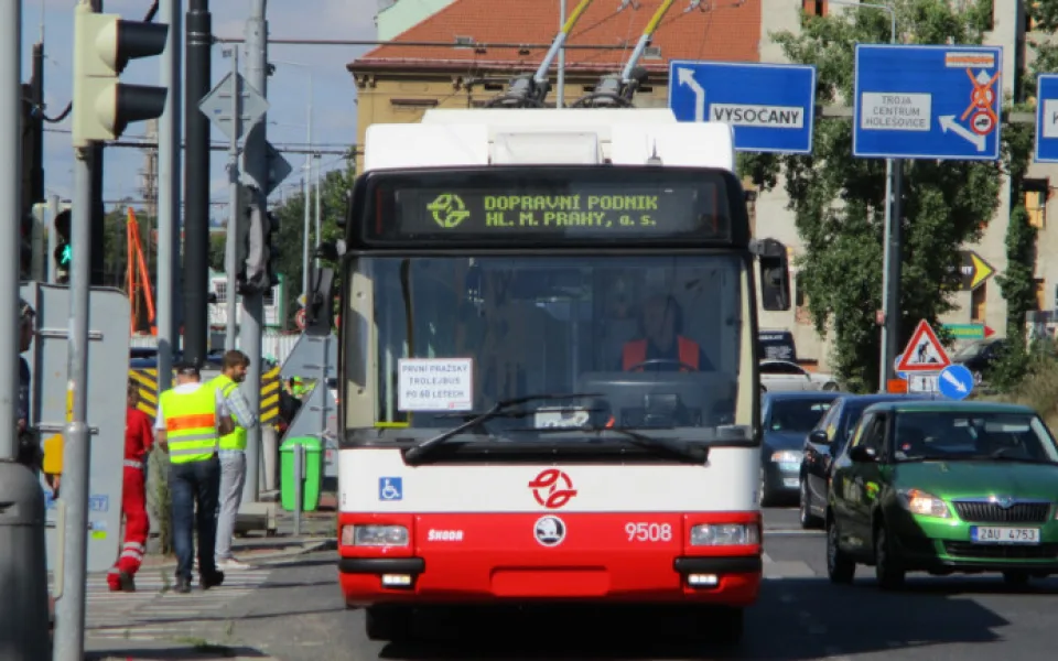 Pražský dopravní podnik nakoupí dvacet trolejbusů. Budou jezdit na lince 119 na letiště