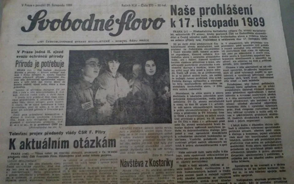 PSALO SE V ROCE 1989: Jsme svědky hlubokého, někde i bolestného procesu obrody socialismu