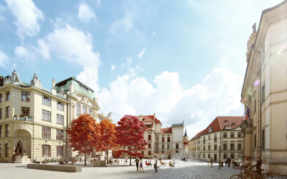 VIZUALIZACE: Mariánské náměstí projde proměnou. Radní schválili jeho novou podobu