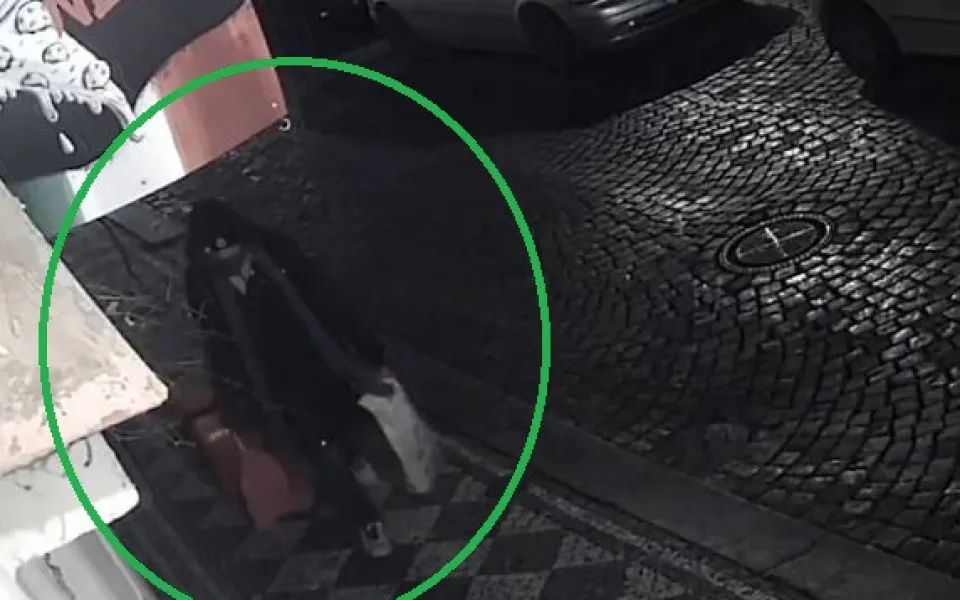 FOTO, VIDEO: „To je bomba, vojáku!“ Muž nechal před Hradem kufr s domnělou výbušninou a rychle odešel