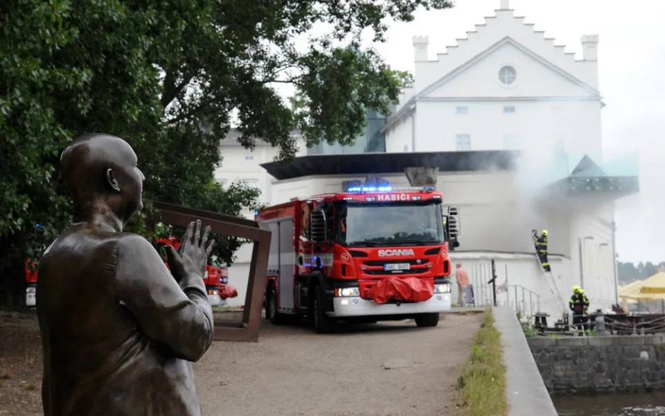 Loňský požár v Muzeu Kampa nebyl podle mluvčího policie trestným činem. Jednalo se zřejmě o přestupek