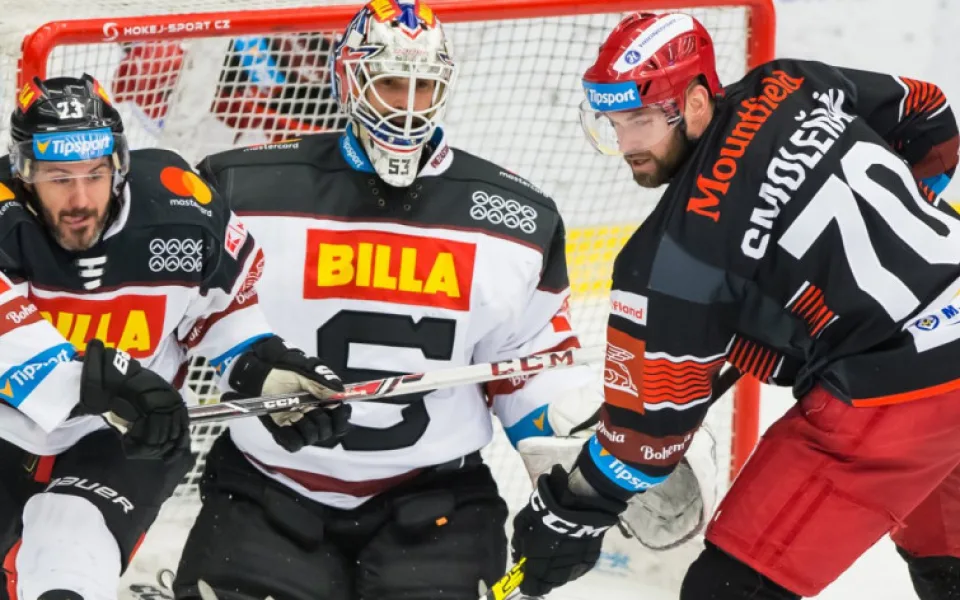 Sparta porazila Hradec Králové. Výhra k návratu na první místo extraligy nestačila