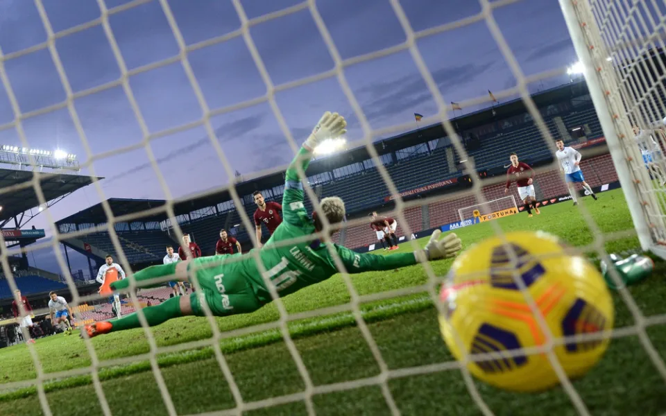 Sparta v osmifinále poháru vyřadila Baník. Pražané skórovali v 89. minutě z penalty