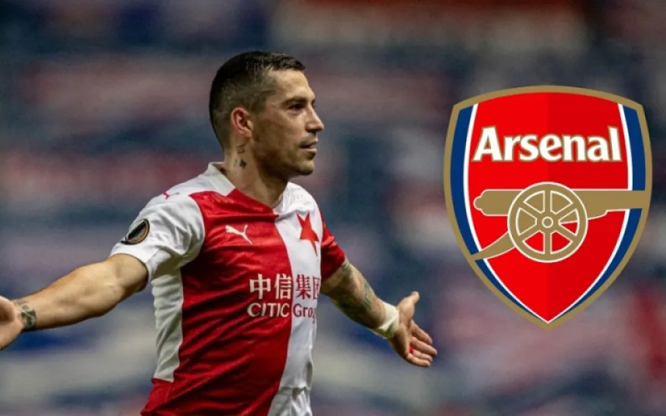 Slavia Praha ve čtvrtfinále Evropské ligy vyzve londýnský Arsenal