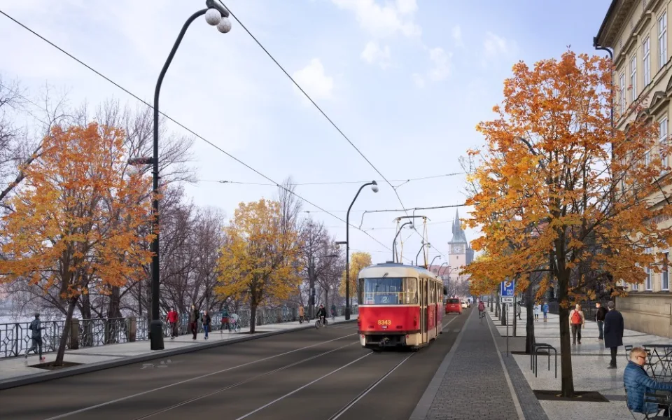 Praha 2 nesouhlasí s dopravním omezením na Smetanově nábřeží. Povede ke zvýšení dopravní zátěže