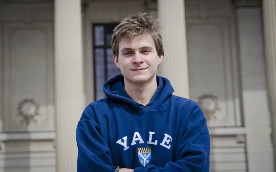 Jan Kolmaš během studií na YALE University