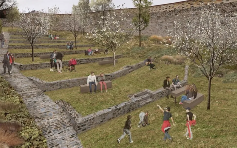 Pražský park U Hradeb projde obnovou. Podívejte se, jak bude vypadat