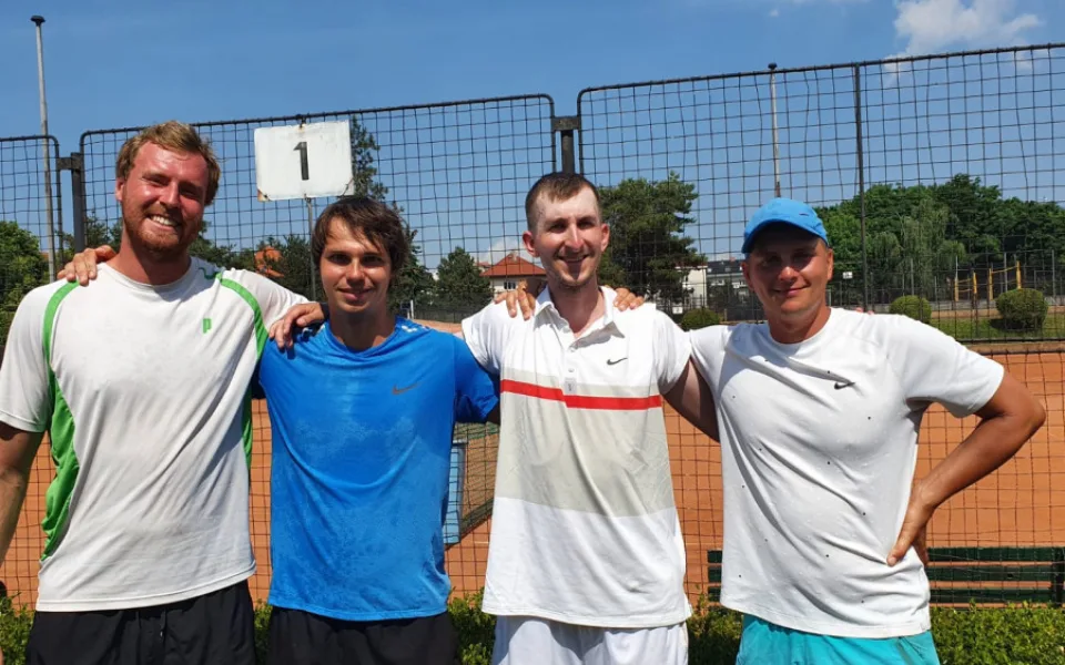 Vítězná sestava z finále: Adam Kalivoda, Tomáš Papík, Vladimir Řezníček a Tomáš Lojka