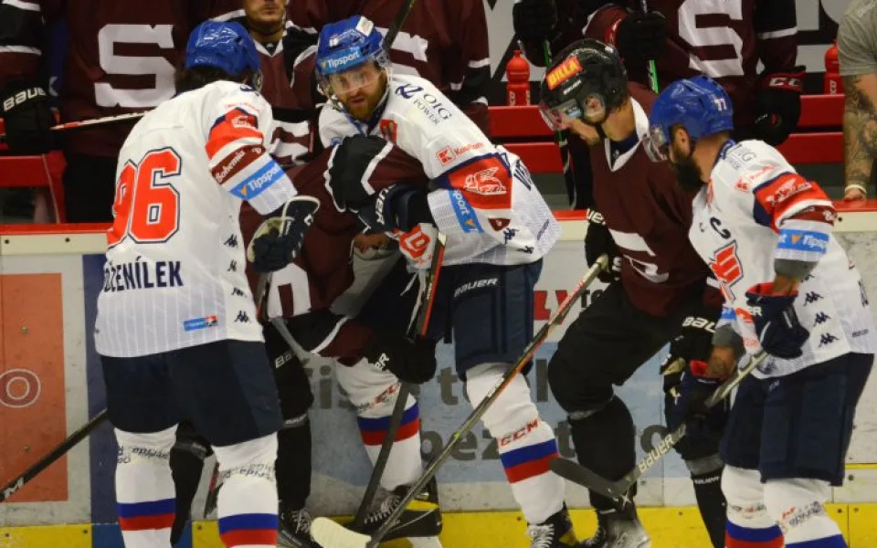 Hokejisté Sparty si připsali první výhru v letošní přípravě. České Budějovice porazili 3:2