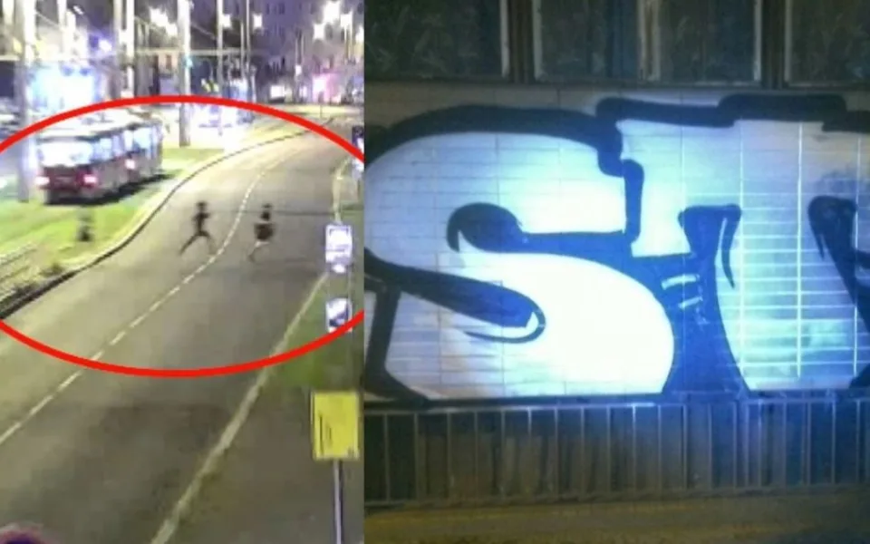 Muž tvrdil, že sprejoval na legální zeď. Když strážníci chtěli vidět fotky, hodil mobil do řeky