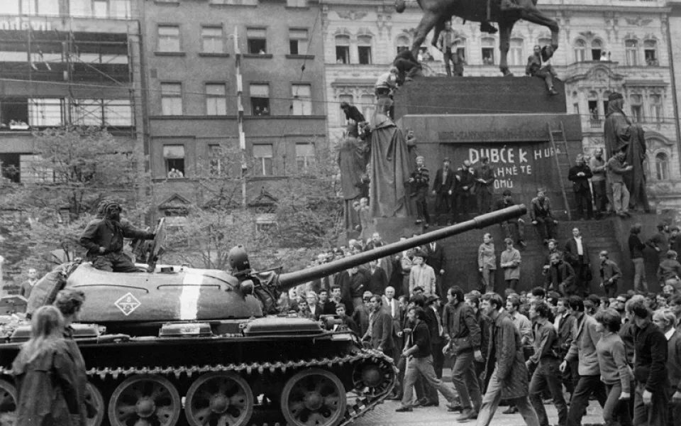 srpen 1968 v Praze
