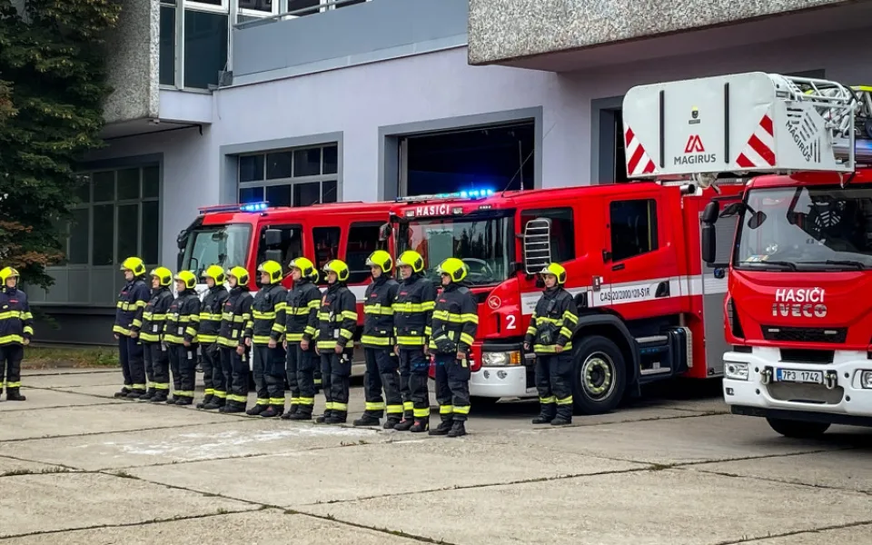 Pražští hasiči uctili památku zesnulých kolegů při výbuchu v Koryčanech