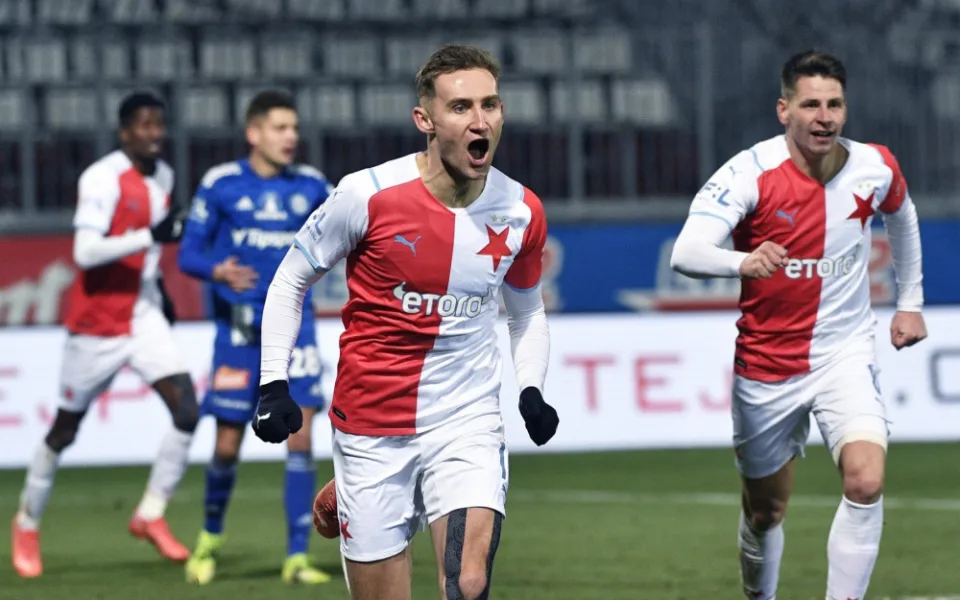 Slavia vyhrála v Olomouci 1:0. Mandous v lize nedostal gól už šest zápasů po sobě