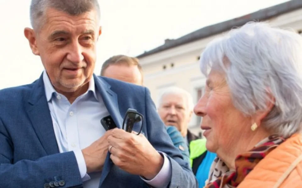 Předvolební kampaň Andreje Babiše v Jičíně. Foto: Andrej Babiš