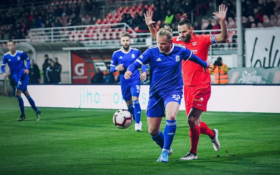 Zápas Slavoje Vyšehrad.