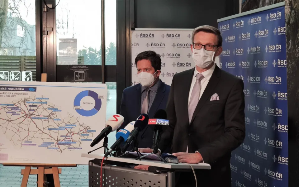 Martin Kupka na tiskové konferenci.