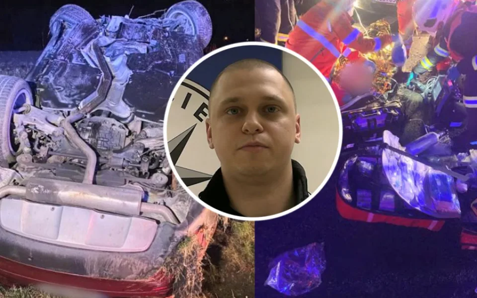 Policista cestou z práce zachránil dvě ženy z převráceného auta, kterému hrozil požár