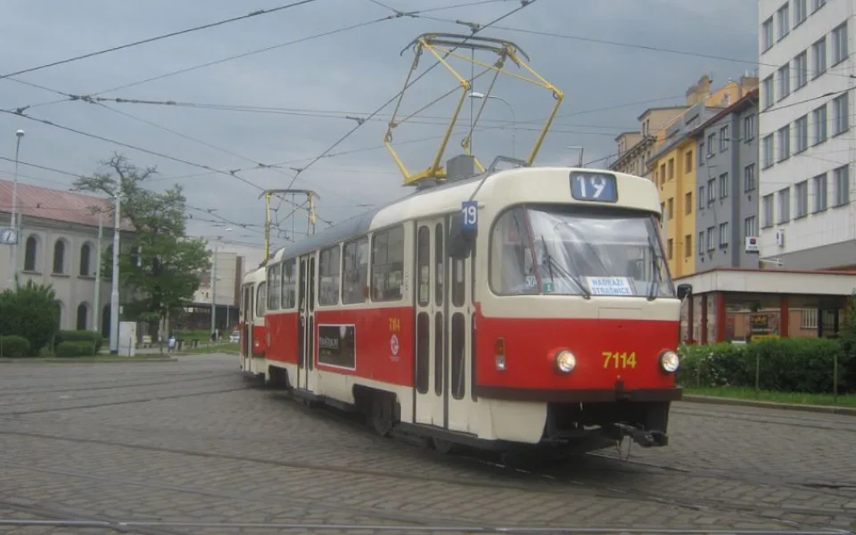 Mezi zastávkami zastávkami Starý Hloubětín a Lehovec nebudou jezdit tramvaje