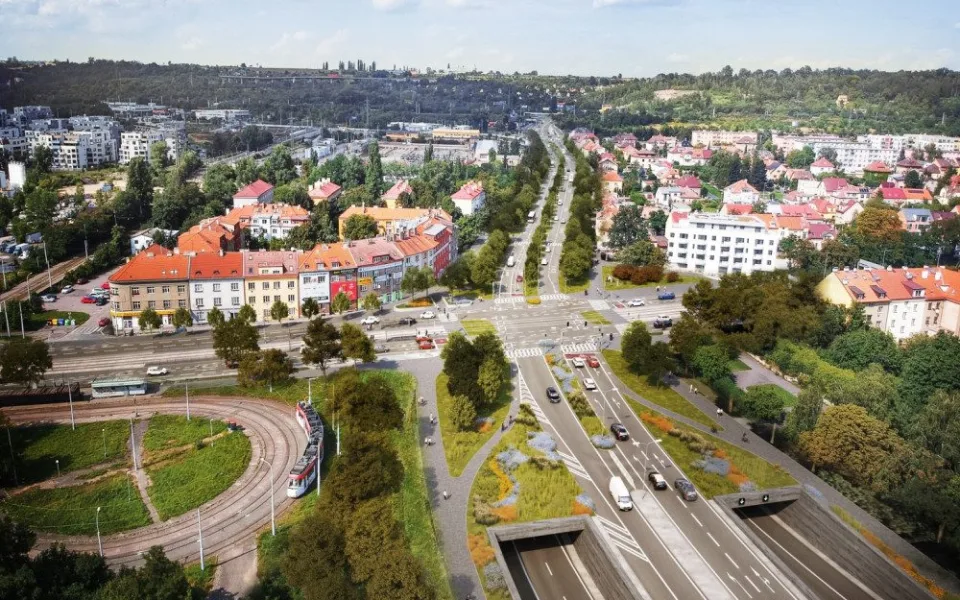 Jak ulehčit dopravě v oblasti Hloubětína? Praha zahloubí zásadní dopravní tepny