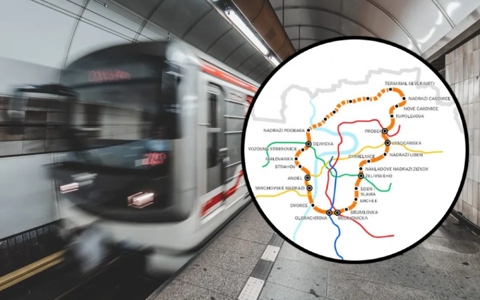 V Praze má vzniknout okružní metro O. Podívejte se na plán nových stanic