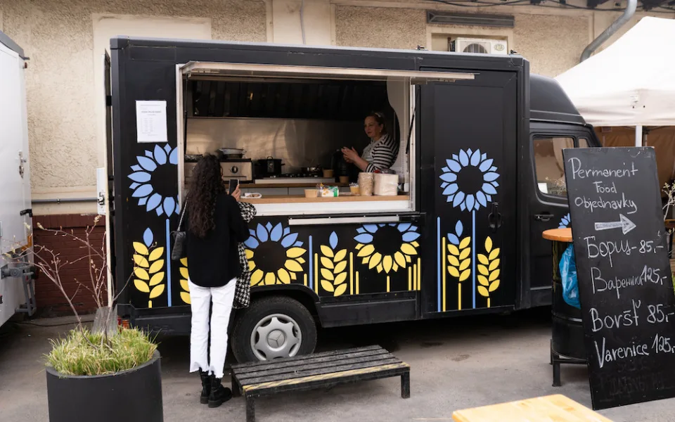Ukrajinský foodtruck