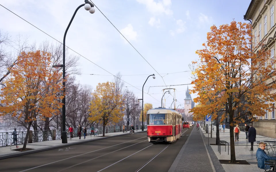Praha začne s úpravami Smetanova nábřeží. Obejdou se bez uzavírek