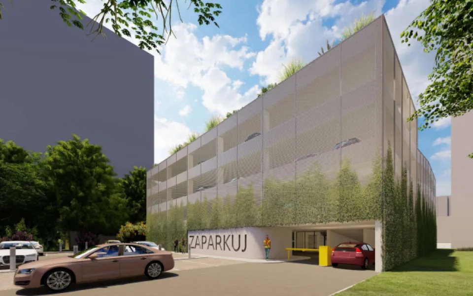 Foto ze studie proveditelnosti parkovacího domu