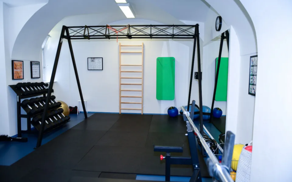 Zrekonstruované rehabilitační zařízení na Klinice adiktologie.