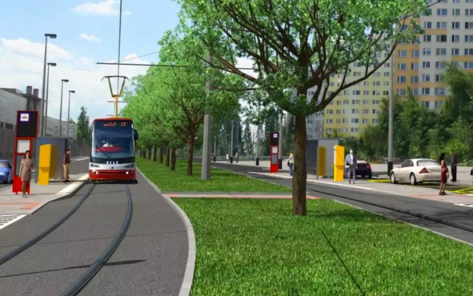 Dopravní podnik zahájil stavbu tramvajové trati z Divoké Šárky na Dědinu
