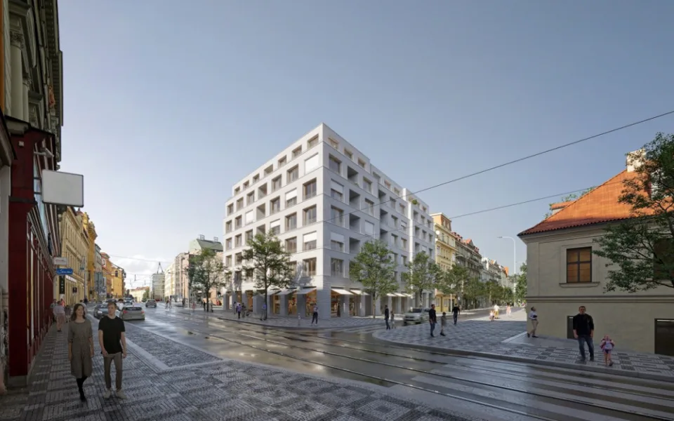 VIZUALIZACE: Podívejte se, jak bude vypadat plánovaný bytový dům na Smíchově