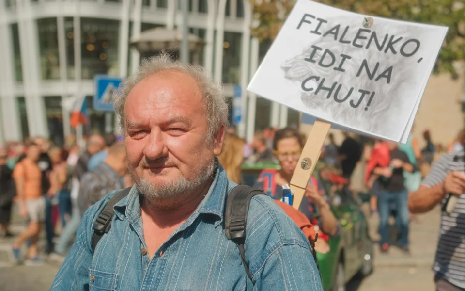 FOTOGALERIE: Na demonstraci proti vládě přišlo na 70 tisíc lidí