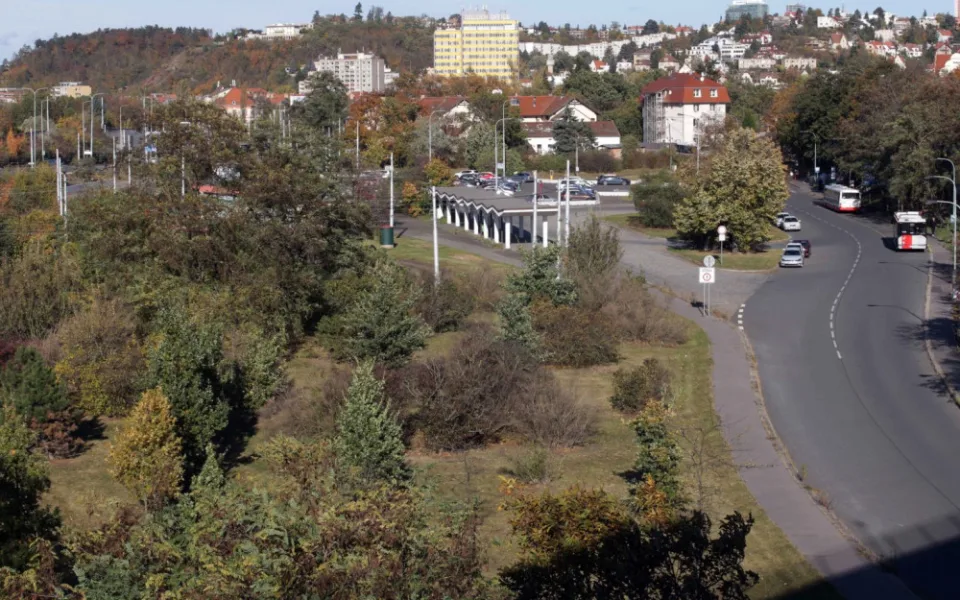 Lokalita v Braníku.