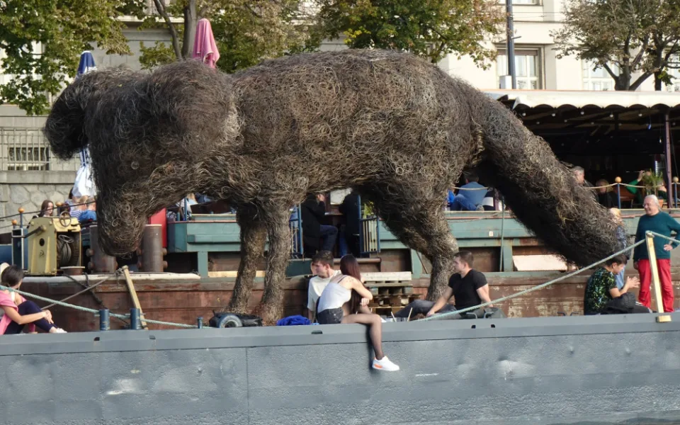 Socha Vulpes Gott Františka Skály.