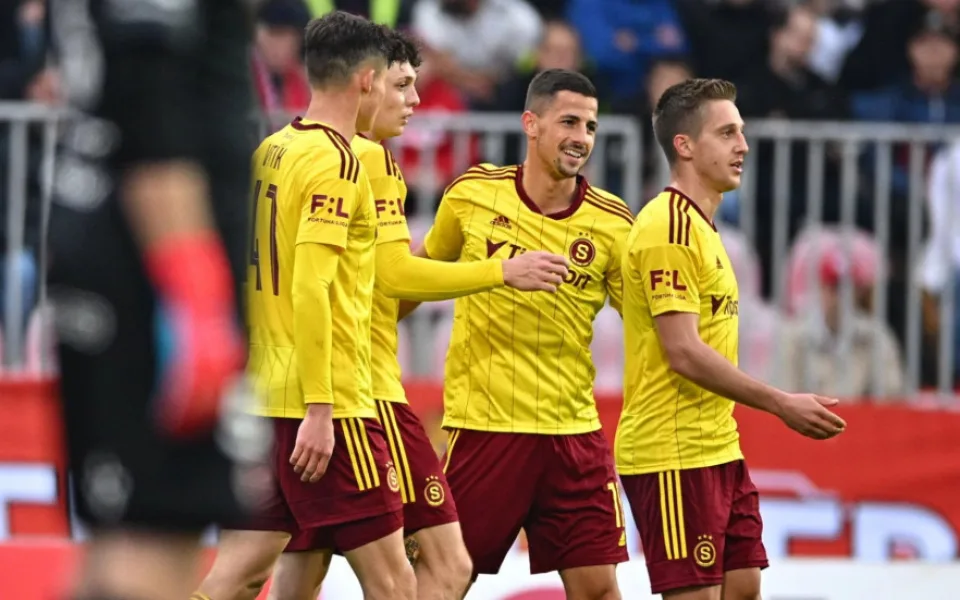 Sparta porazila Brno 4:0 a upevnila si třetí místo v tabulce