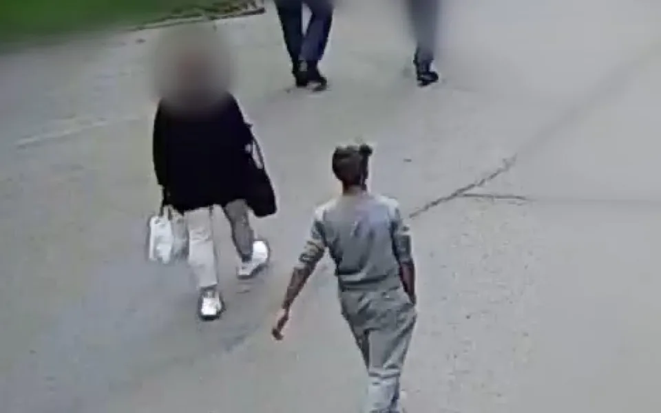 VIDEO: Přepadení před nádražím. Žena skončila kvůli kabelce na zemi
