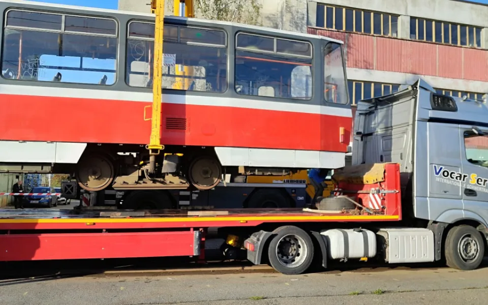 Tramvaje se do Charkova dostanou asi za čtyři dny.