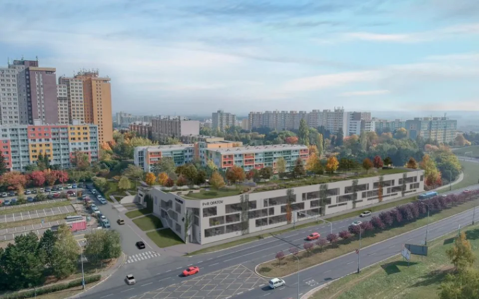 Nový parkovací dům v Praze bude stát 798 milionů. Bude mít zelenou střechu