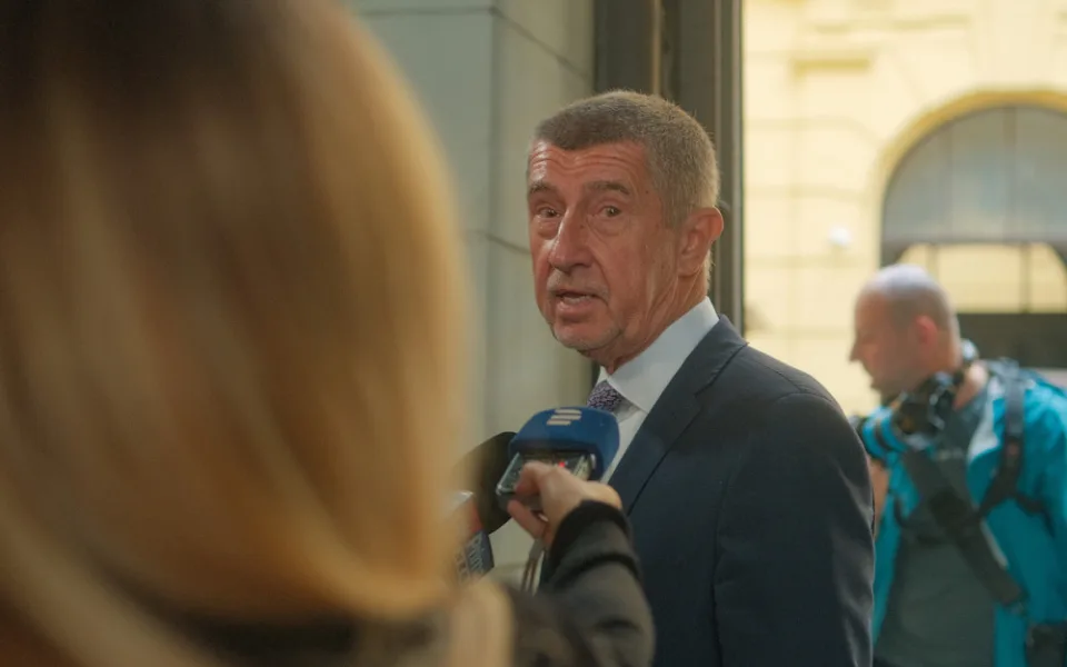 Andrej Babiš u soudu v Praze