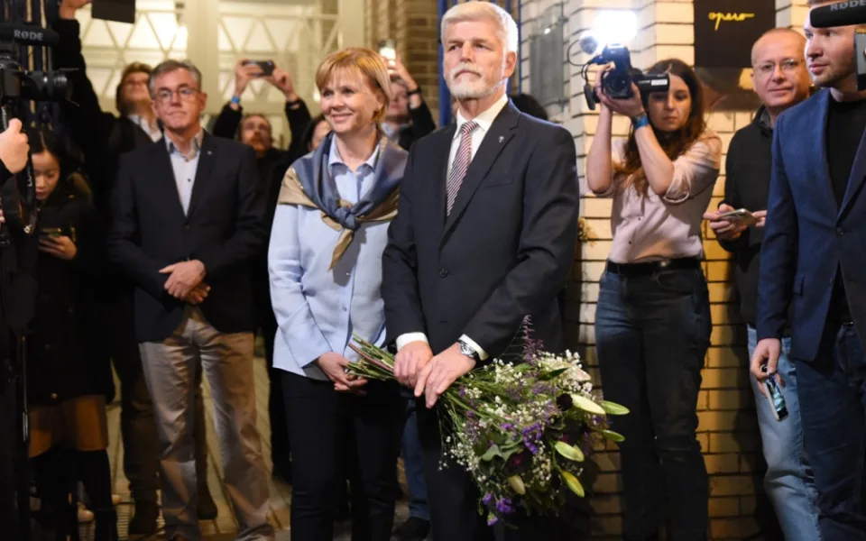 Petr Pavel s manželkou Evou.