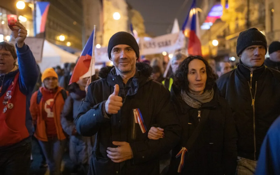 Ladislav Vrabel se svou ženou Bojanou Vurdelja.