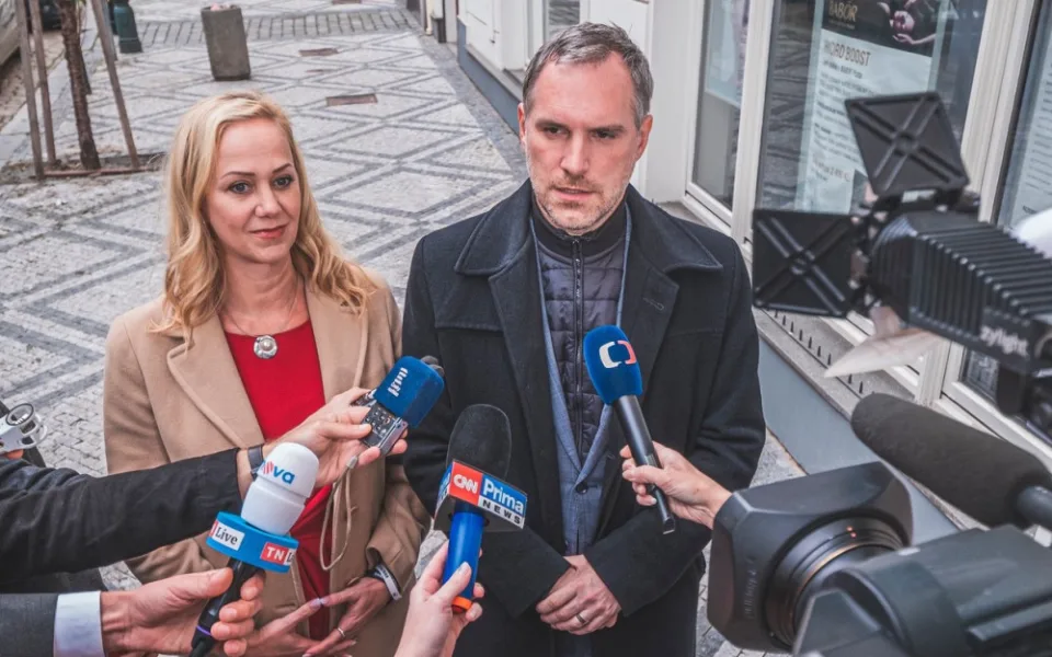 Jana Komrsková a Zdeněk Hřib