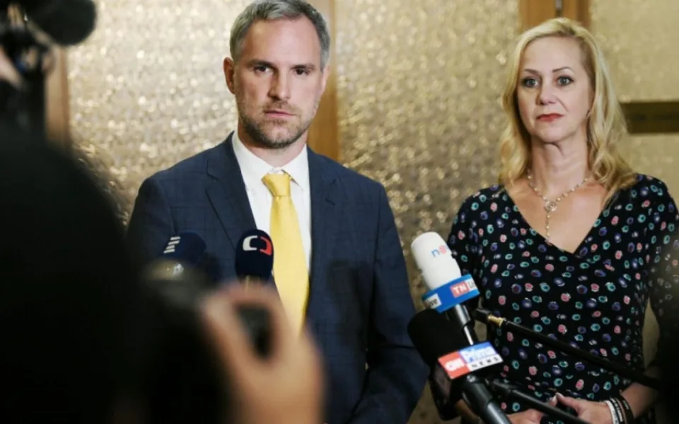 Zdeněk Hřib a Jana Komrsková.