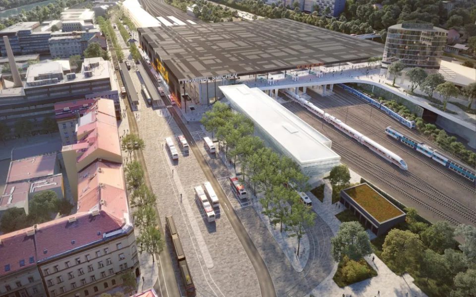 Rekonstrukce nádraží Smíchov má být hotová v roce 2028. První práce začnou letos