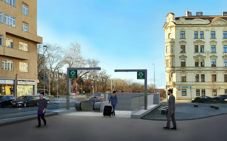 K metru na Jiřího z Poděbrad se přístřešky nevrátí