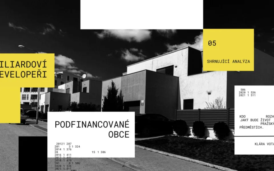 Miliardoví developeři, podfinancované obce: Kdo vytváří podobu pražských předměstí?