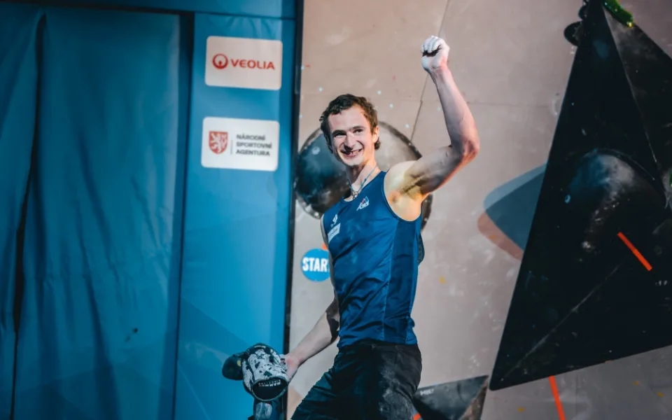 Lezec Ondra získal stříbro v pražském závodě Světového poháru v boulderingu